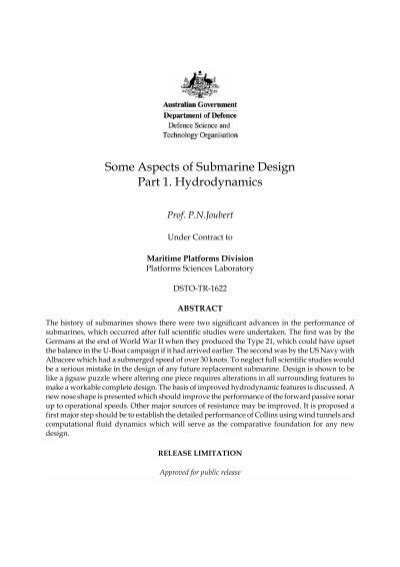 djfhf meaning|Some Aspects of Submarine Design Part 1. Hydrodynamics.